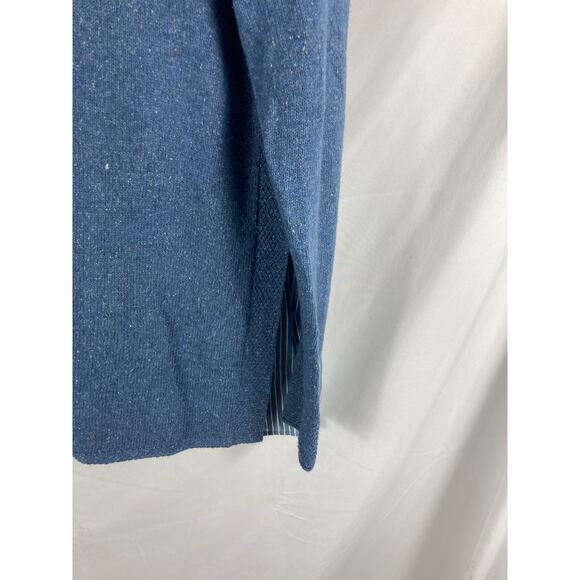 J Jill Soft Knit Side Panel Stripe Pullover Sweater Size Small - Picture 2 of 5